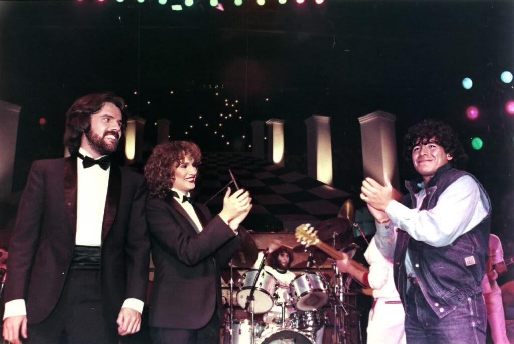 Octubre de 1983 - Estadio Obras - Pimpinela y Maradona.