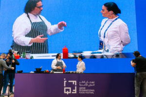 Chef Martin Repetto Cocinero at the Qatar International Food Festival