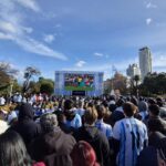 Más de 25 mil personas festejaron los goles de Messi en el Fan Fest organizado por la Ciudad