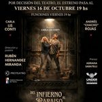 Estreno viernes 16 a las 19 hs estará la obra “el montacargas del infierno al paraíso”, de Carla Lis Conti con las actuaciones de ella misma y de Andrés Chacho Rojas